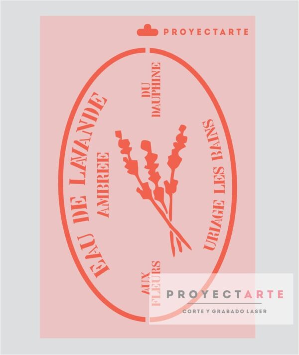 Stencil Eau De Lavande
