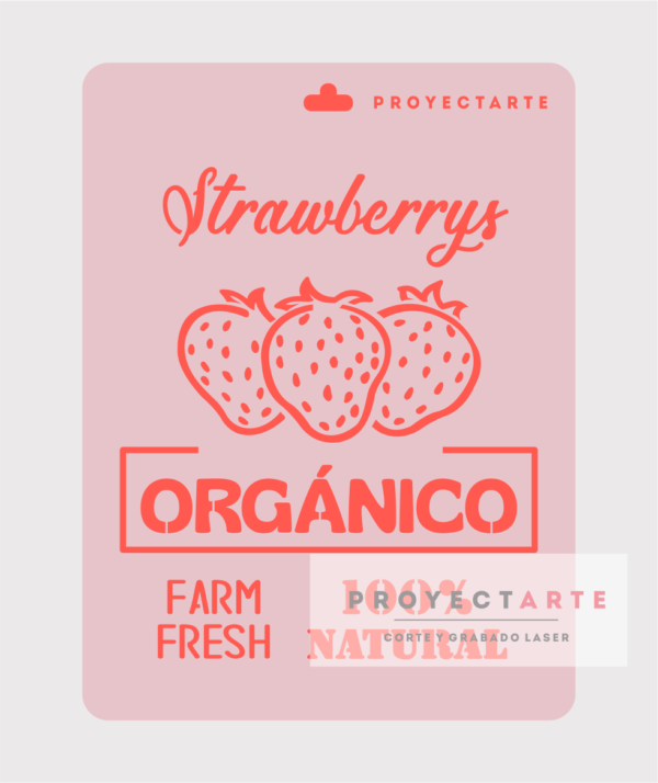 Stencil Strawberries