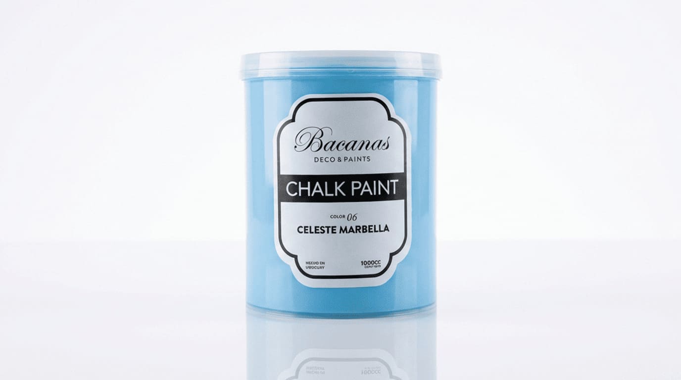 Chalk Paint N°6 – Celeste Marbella 1000cc