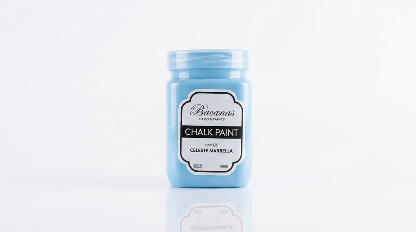 Chalk Paint N°6 - Celeste Marbella - 300cc