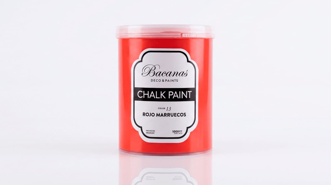 Chalk Paint N°13 – Rojo Marruecos 1000cc